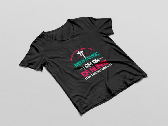 I Am an ER Nurse: Graphics for Print Templates