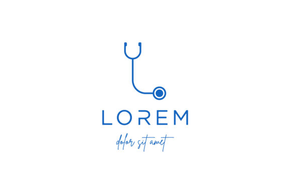 Letter L Stethoscope Medical Logo Graphics and Logos