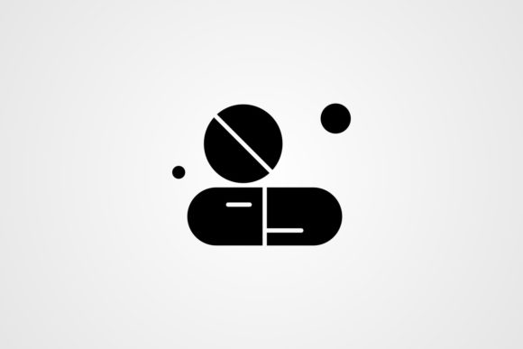 Medical Capsule Icons for Graphics