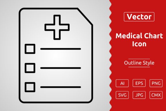 Medical Chart Icons for Crafting Graphics