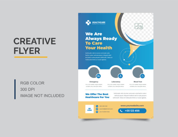 Medical Flyer Design Template: Graphics & Print Templates