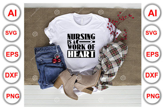 Nurse Quote Graphics for T-Shirt Designs