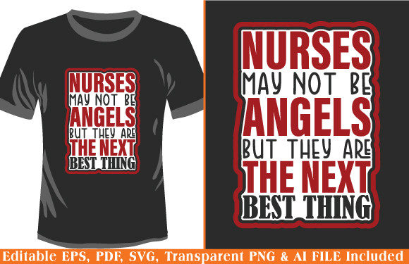 Nurse T-Shirt Design Graphics