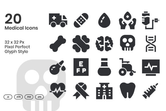 Reviewing 20 Medical Icons for Graphics