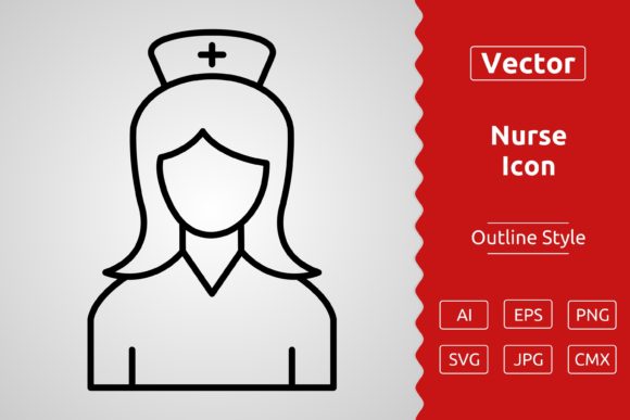 Reviewing the Vector Nurse Outline Icon for Embroidery