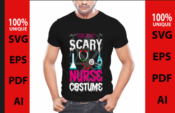Scary Nurse Graphics for T-Shirt Designs